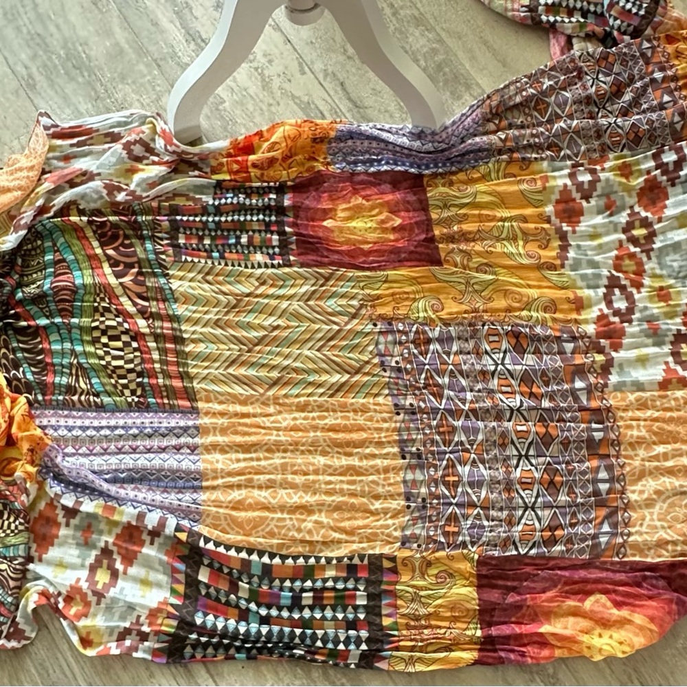 Modal And Cotton Patterned Scarf Italy - image 6